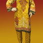 2 Piece - Cotton - Digital Printed - Handwork - Yellow - Maroon - 2800