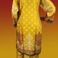 2 Piece - Cotton - Digital Printed - Handwork - Yellow - Maroon - 2800