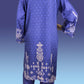 2 Piece - Viscose - Digital Printed - Handwork - Blue - White - 4300