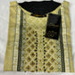 2 Piece - Cotton - Digital Printed - Handwork - Olive - Black - 3700