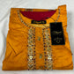 2 Piece - Cotton - Digital Printed - Handwork - Orange - Maroon - 4600