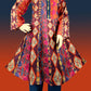 2 Piece - Lawn - Frock - Digital Printed - Blue - Maroon - 2500