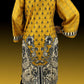 2 Piece - Cotton - Digital Printed - Embroidered - Ginger - Black - 2300