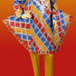 2-teilig - Baumwolle - Digitaldruck - Kleid - Bestickt - Mehrfarbig - 2100