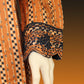 2 Piece - Viscose - Digital Printed - Embroidered - Orange - Black - 4500