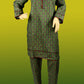 2 Piece - Khaddar - Digital Printed - Green - Maroon - 2200